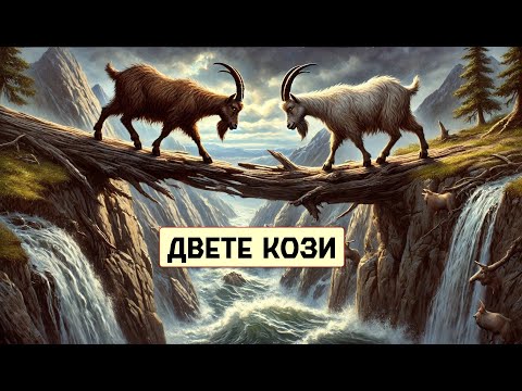 Видео: Приказни за деца на македонски: Двете кози (басна од Езоп)