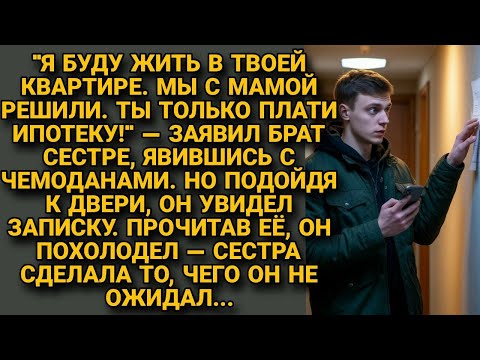 Видео: "Я буду жить в квартире, а ты плати ипотеку. Мы с мамой так решили!" Сказал ей брат, не зная, что...