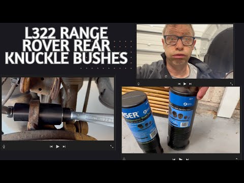 Видео: Замена втулки задней ступицы L322 Range Rover