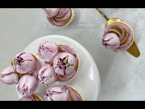 Видео: 🌷Капкейки с тюльпанами🌷