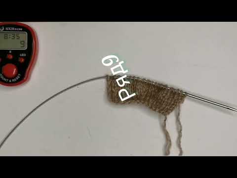 Видео: кролик спицами.мастер класс 1-20ряд