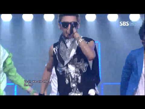Видео: B.A.P [No Mercy] @SBS Inkigayo Популярная песня 20120819