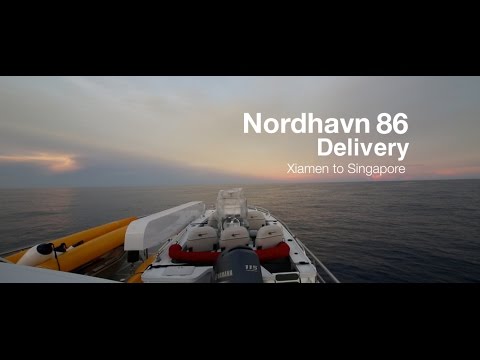 Видео: Доставка Nordhavn 86 - Сямынь в Сингапур