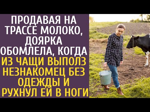 Видео: Продавая на шоссе молоко, доярка обомлела едва из чащи выполз незнакомец без одежды и упал ей в ноги