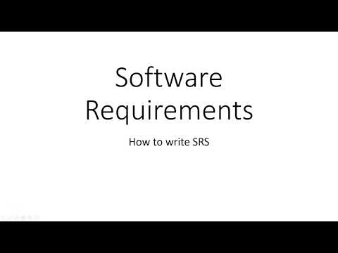 Видео: Тестування ПЗ. Як писати SRS