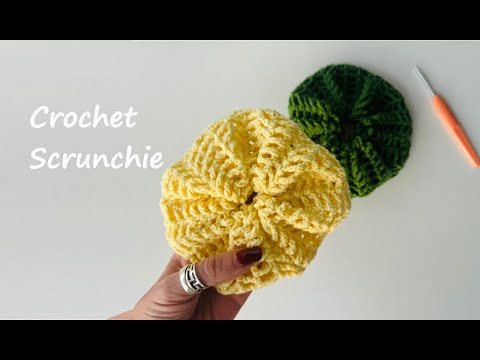 Видео: 👉 Резинка для волос крючком — простой узор для начинающих