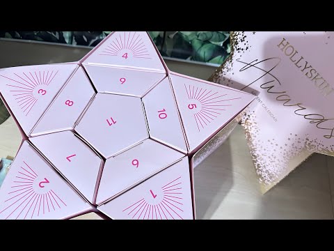 Видео: Відкриття адвент-календаря від HOLLYSKIN- 1 частина 6 комірок