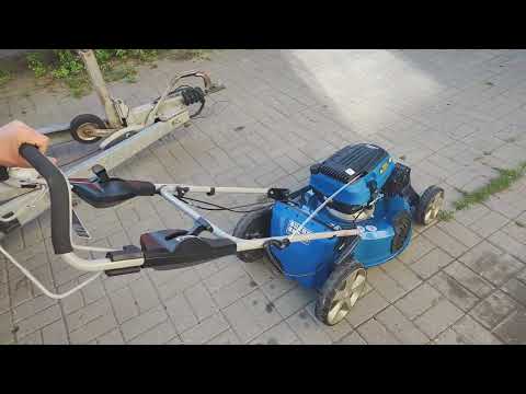 Видео: газонокосилка HYUNDAI L5362S  - правильный запуск, обзор HYUNDAI L5362S lawn mower - proper starting