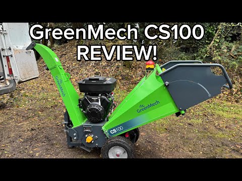 Видео: Обзор GreenMech CS100 — лучший небольшой измельчитель древесины для садоводов?
