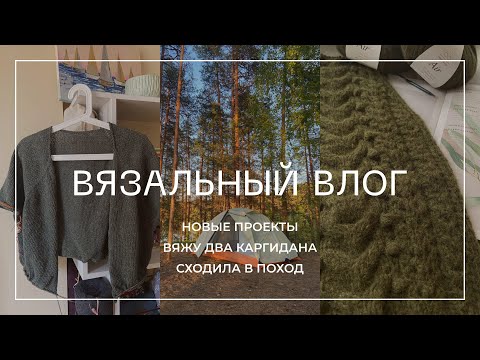 Видео: ВЯЗАЛЬНЫЙ ВЛОГ. Сходила в поход . Мои процессы . Вяжу кардиганы