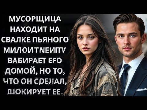 Видео: Мусорщица находит пьяного миллионера на свалке и забирает его домой, но что он сделал удивило