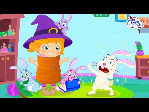 Видео: Забавни детски рисунки🐰 Карикатура за зайци и рожден ден | Добрата малка вещица Татти