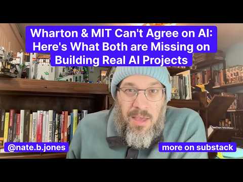 Видео: Уортон и Массачусетский технологический институт не могут договориться об ИИ: вот чего не хватает...