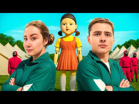 Видео: Попали в ЛЕТНИЙ ЛАГЕРЬ из Игры в Кальмара !