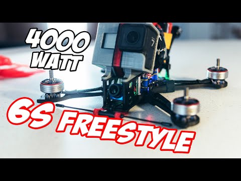 Видео: ☀ 4000 ВАТТ в воздухе! 6S фристайло в деле [6S Freestyle II]