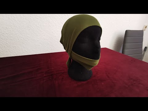 Видео: Шапочка под Хиджаб с завязками и подбородкой 👍🧕