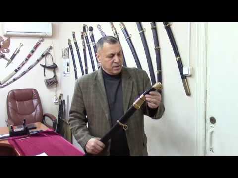 Видео: Шашка командного состава РККА образца 1927 г. (К-101) производителя "Назаров и Калибр" (г. Иваново)