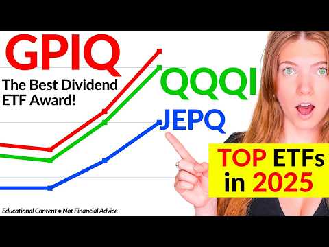 Видео: ТОП-3 ежемесячных дивидендных ETF, отсортированных от ЛУЧШЕГО к ХУДШЕМУ (QQQI против GPIQ против ...