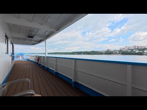 Видео: Теплоход Семен Буденый.  Самара-Казань-Самара