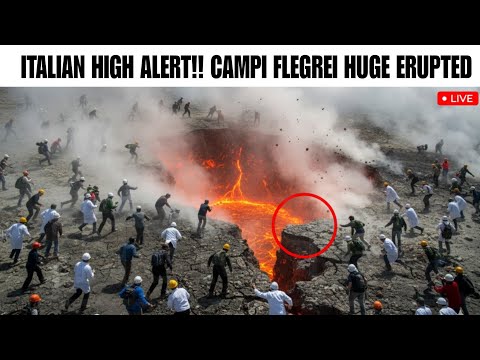Видео: Флегрейские поля трескаются! Учёные только что проанализировали приближение магмы к поверхности —...