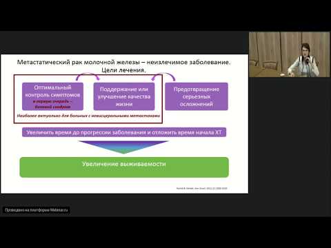 Видео: От чего зависит выбор опции ГТ в 1 линии у больных HR+ HER2- мРМЖ с невисцеральным поражением