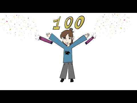 Видео: Спасибо за 100. ( Анимация)