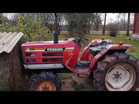 Видео: SHIBAURA P21F   /  Японский минитрактор