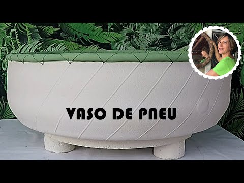 Видео: Ваза с шиной: с наконечниками, чтобы легко разрезать и вращать шину