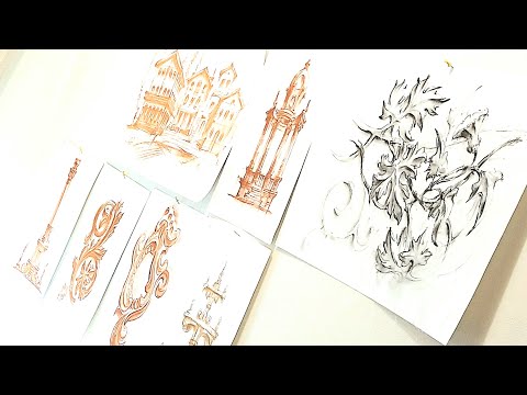 Видео: Рассказываю как превосходно и просто работают мягкие материалы -  сангина. Эдуард Кичигин