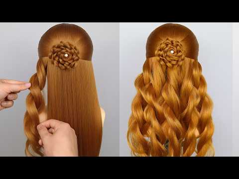 Видео: Простые свадебные прически разных типов | Простые прически | Стильные прически для девочек