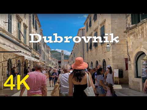 Видео: Дубровник, Хорватия, пешеходная экскурсия по старому городу 4K - июль 2024 г.