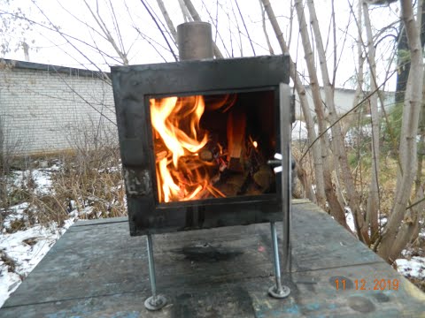 Видео: Изготовление печки для палатки, часть 1