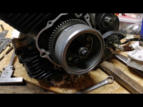 Видео: Как снять ротор с мотоцикла (на примере 250 кубовом моторе 170fmm (fmn))