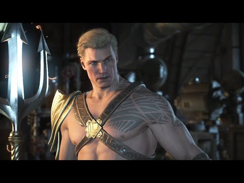 Видео: Injustice 2 - Аквамен - русские диалоги (часть 2)