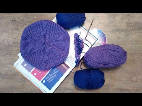 Видео: Берет - крючком  . Мастер класс .