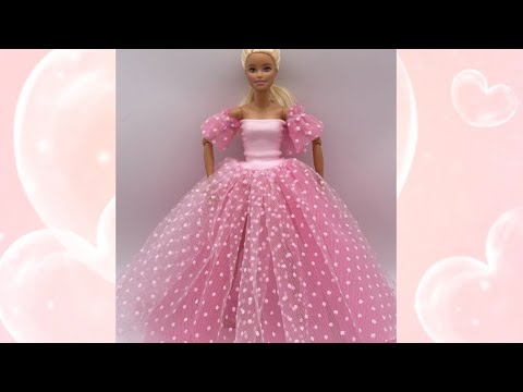 Видео: A magnificent dress for Barbie/Великолепное платье для Барби