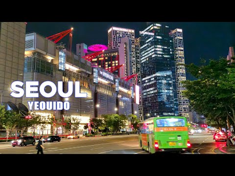 Видео: [4K] Ночная прогулка по Сеулу: парк Ханган и небоскребы Ёыйдо Aug 2025