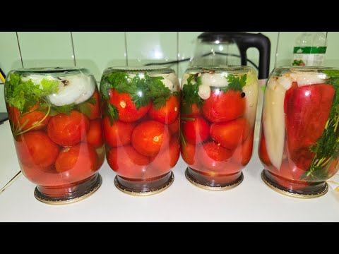Видео: КАЖДЫЙ ГОД ИХ ЗАКРЫВАЮ!!! Самые вкусные маринованные помидоры
