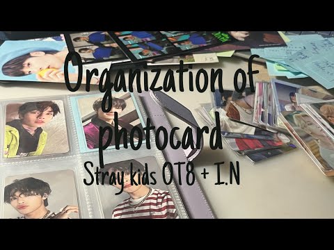 Видео: Organization of photocard Stray kids ot8+I.N #1/Организация биндера Stray kids от8+Чонин