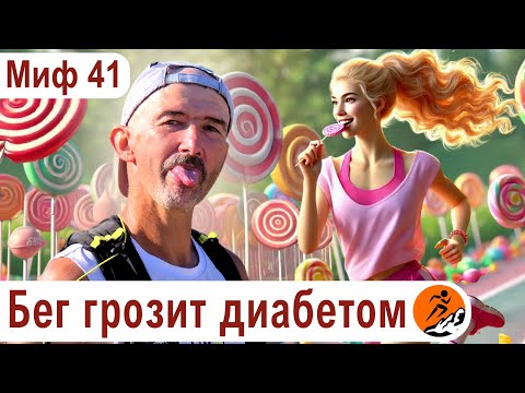 Видео: Сахар в гелях для бега вызывает диабет. Нужно ли бояться сладкого?  – Миф о беге №41