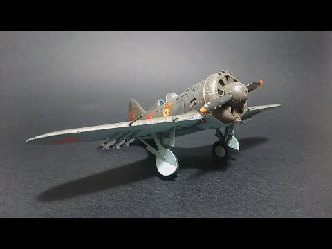 Видео: Сборная модель И-16 Тип 18 "Моделист" 1/48 (Хорошенький кот в мешке)