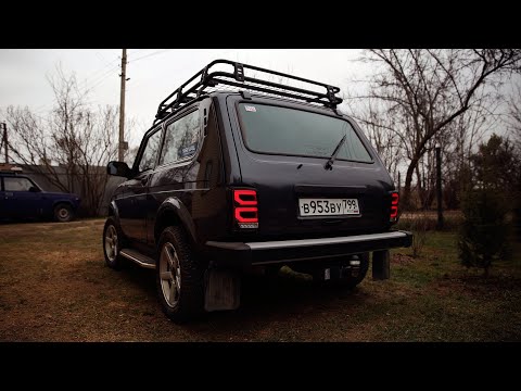 Видео: НИВА на СТИЛЕ - Установка задних светодиодных фонарей на Lada 4x4