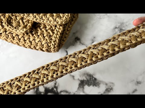 Видео: Как связать ручку для сумочки крючком 👜