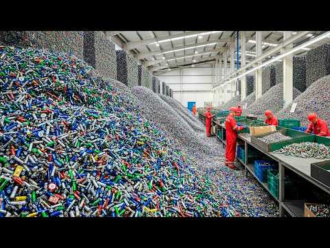 Видео: Как это сделано: Как перерабатывают 50 миллиардов старых батареек в год
