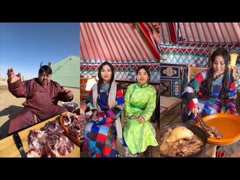 Видео: Потомки Чингисхана! Жизнь монгольского Энке на пастбище! Коллекция 31 #кемпинг #кулинария #деревня