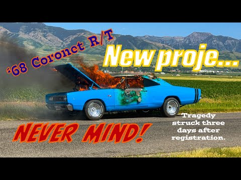 Видео: Мой восстановленный Dodge Coronet R/T 1968 года сгорел. Восстановлен на запчасти за семь минут!