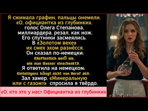 Видео: Я сжимала графин, пальцы онемели. «О. официантка из глубинки»...