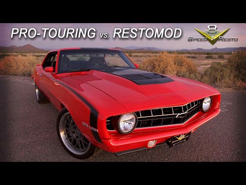 Видео: Что лучше: Pro Touring, Resto Mod или Pro Street? Рассматриваем популярные модели маслкаров V8TV