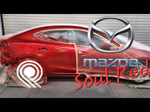 Видео: Mazda Soul Red: как я крашу тонированные прозрачные диски