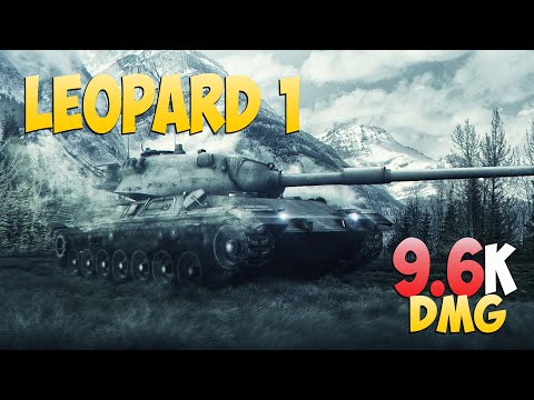Видео: Leopard 1 - 6 Фрагов 9.6K Урона - Серьёзный! - Мир Танков
